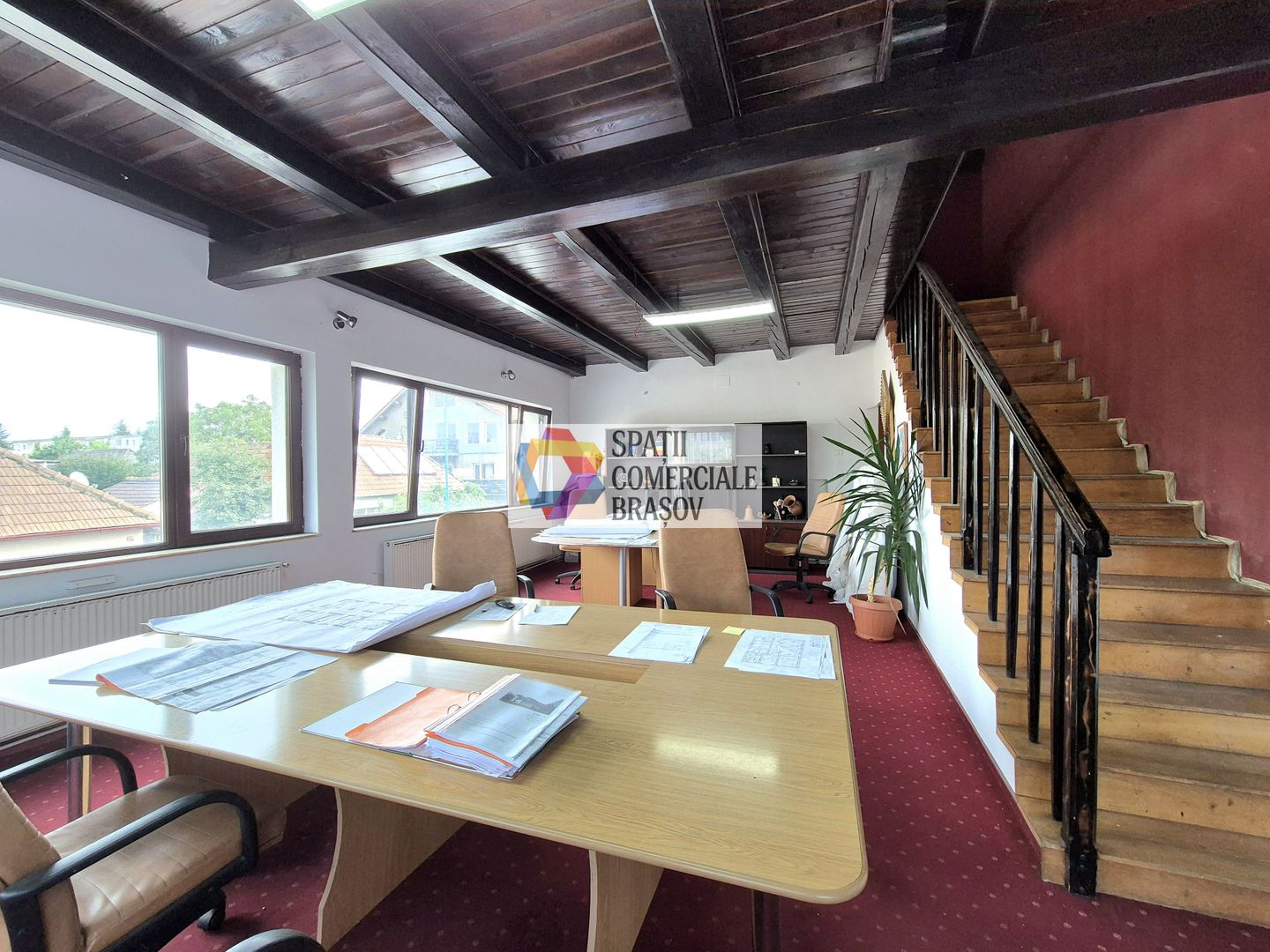 Spatiu birouri de închiriat Brașov 300 mp # spatii-comerciale-brasov.ro - Poză 8