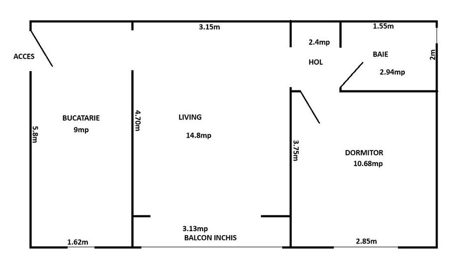 Apartament cu potențial excelent în Mănăștur, Aleea Peana - Poză 6