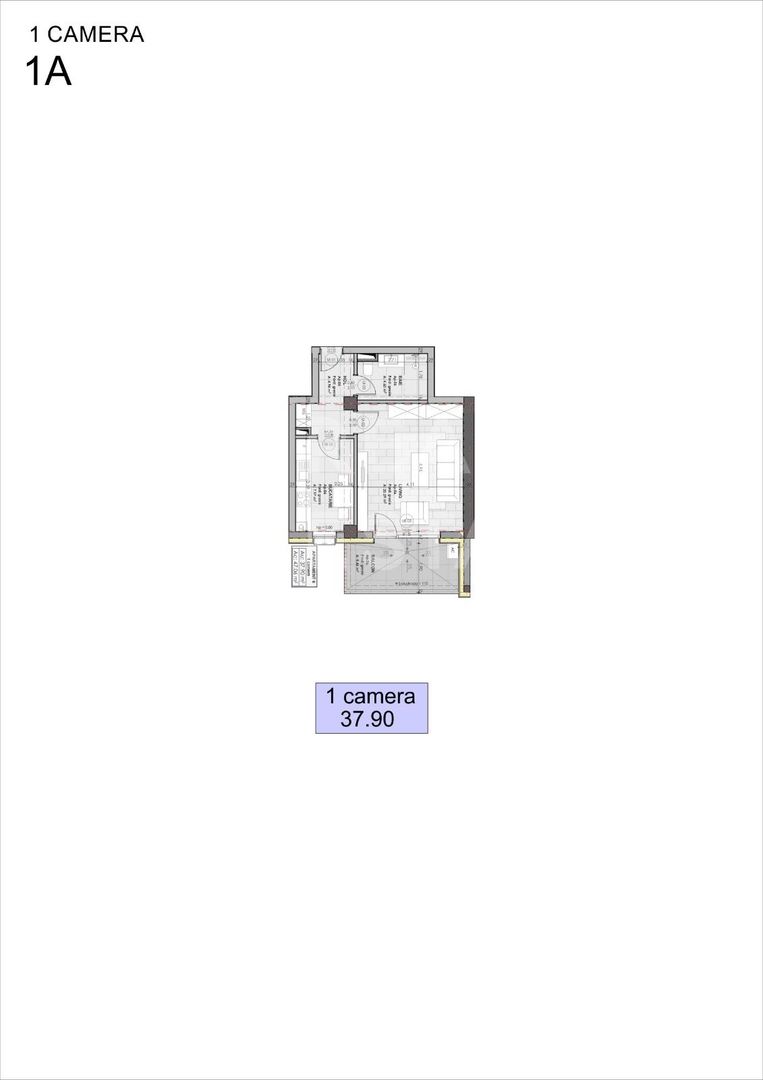 Vânzare, apartament, o cameră, Iași - Poză 2