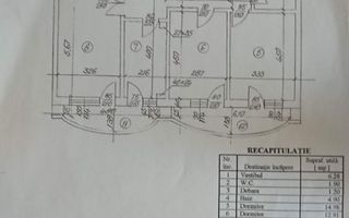 APARTAMENT 3 CAMERE | ZONA UNIRII | RENOVAT 2020 | ETAJ INTERMEDIAR | - Schiță 12