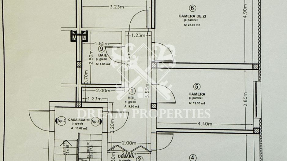 Apartament decomandat cu 3 camere, 2 bai, balcon, parcare, Sannicoara - Poză 15
