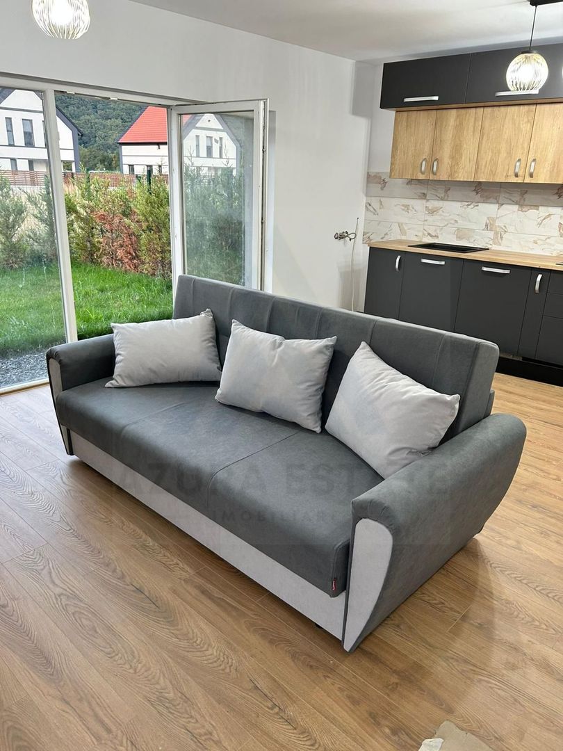 Casă duplex mobilat utilat 3 camere 2 bai teren 288 mp in Tălmaciu - Poză 3
