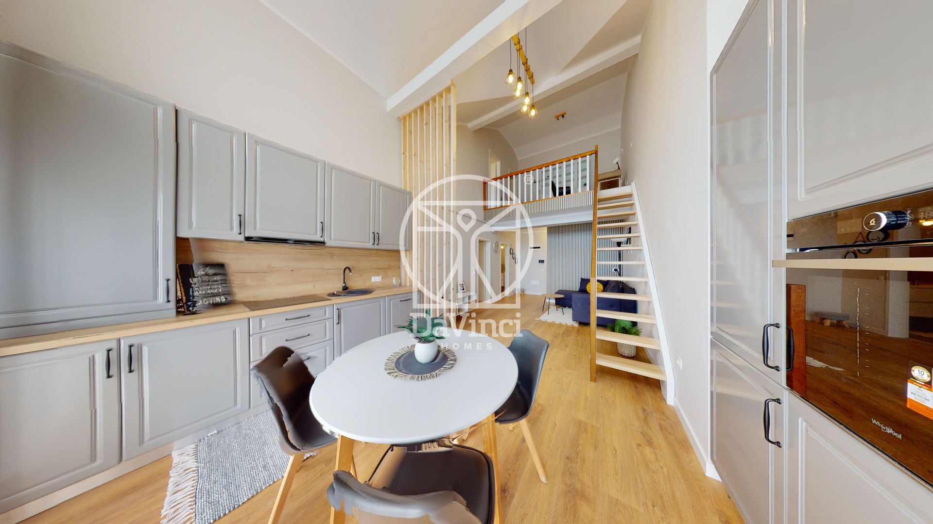Penthouse 3 camere, finisat la alb, aer conditionat (NCL-1A-L-ap.8) - Poză 5