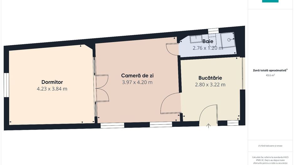 Apartament cu 2 camere, la casă, zona Drăgășani - Poză 21