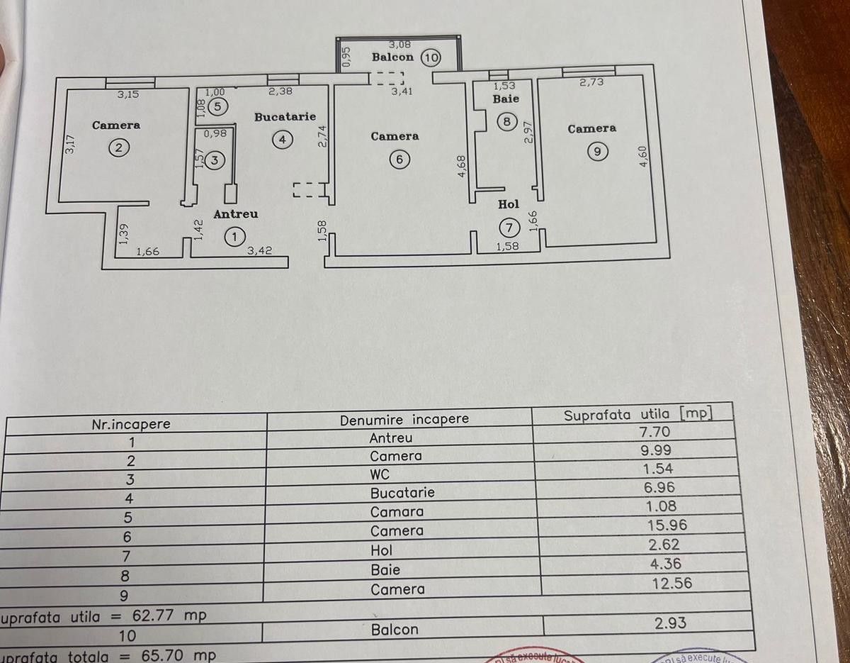 Soarelui | 3 Camere | Etaj 2 | 2 băi | Centrală proprie - Poză 9