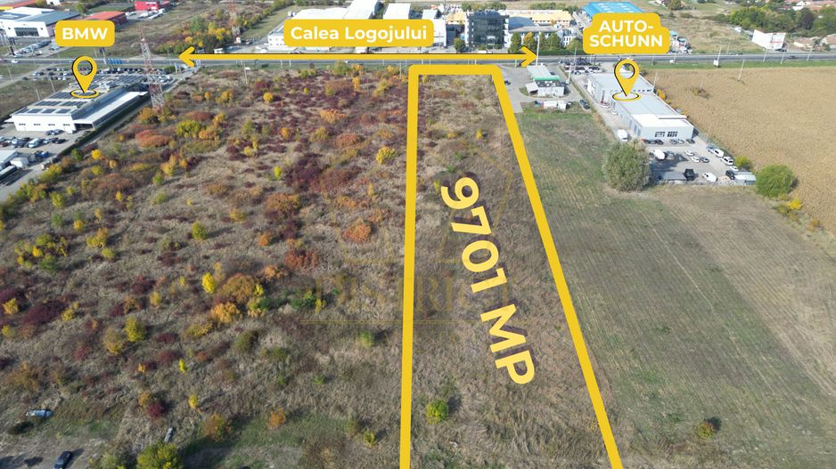 Teren intravilan cu PUZ | 6.752mp | Lugojului - Poză 3