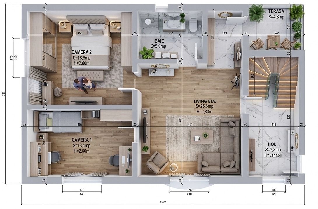 Casa individuala la pret de apartament. Plata esalonata. COMISION ZERO - Poză 22