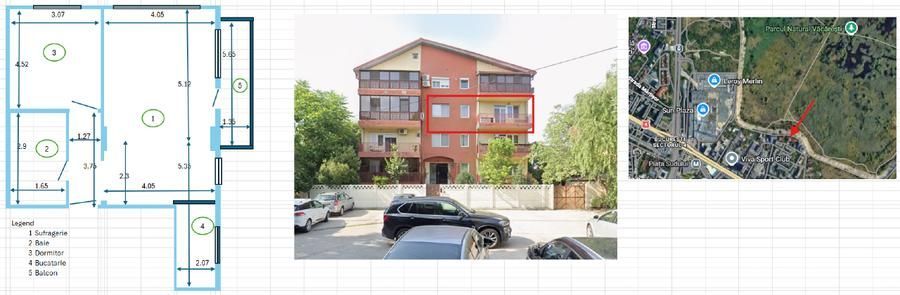 Comision 0% Vanzare apartament 2 camere, mobilat - malul Deltei Vacaresti - Poză 9