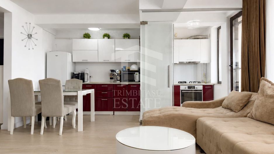 Apartament | 3 camere | Terasă panoramică 100 mp | Parcare - Poză 3