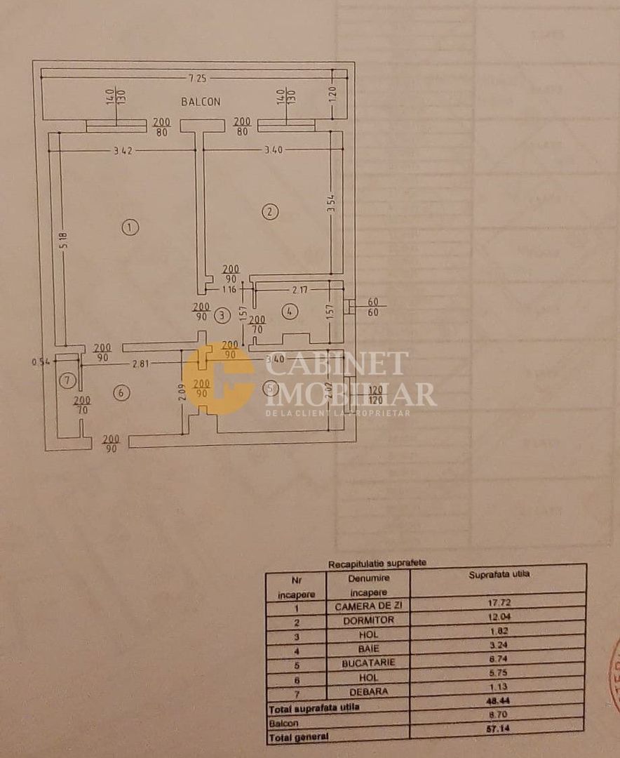 Apartament cu 2 camere - Etaj Intermediar - Fara Risc - Podu Ros - Poză 6