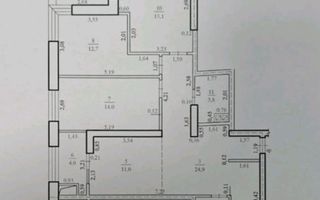 Vânzare, apartament, 3 camere, bulevardul Cuza Vodă, Botanica - Poză 24