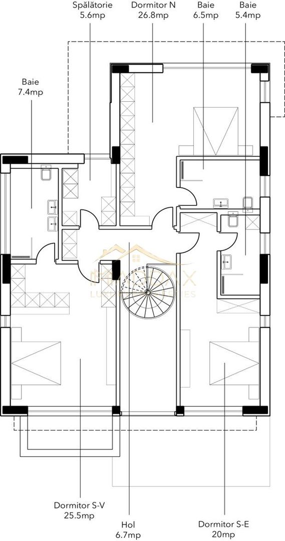 Vila Exclusivista *296mpc* / 753 mp teren + piscina si fire-pit / Balotesti - Schiță 60