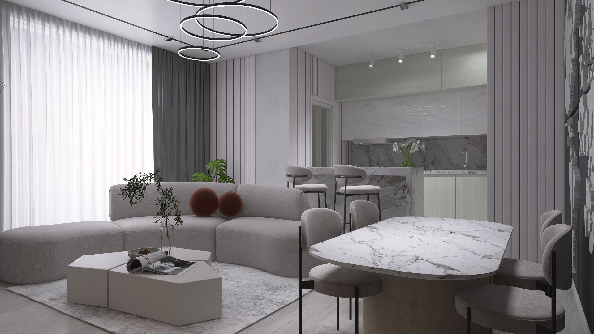 Apartament de vanzare 2 camere | Bragadiru Cartierul Latin Ghencea - Poză 6
