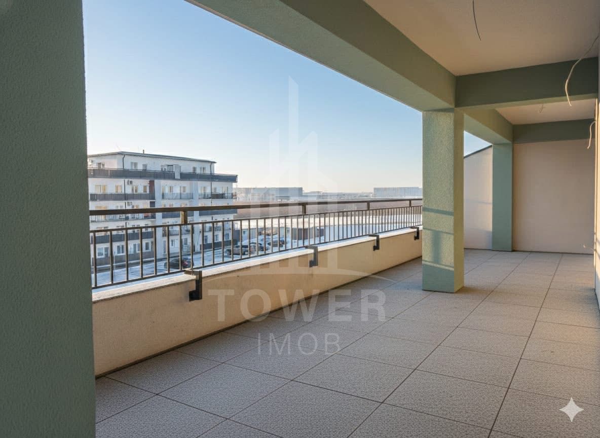 Penthouse de vanzare cu terasa de 94 mp - Poză 3