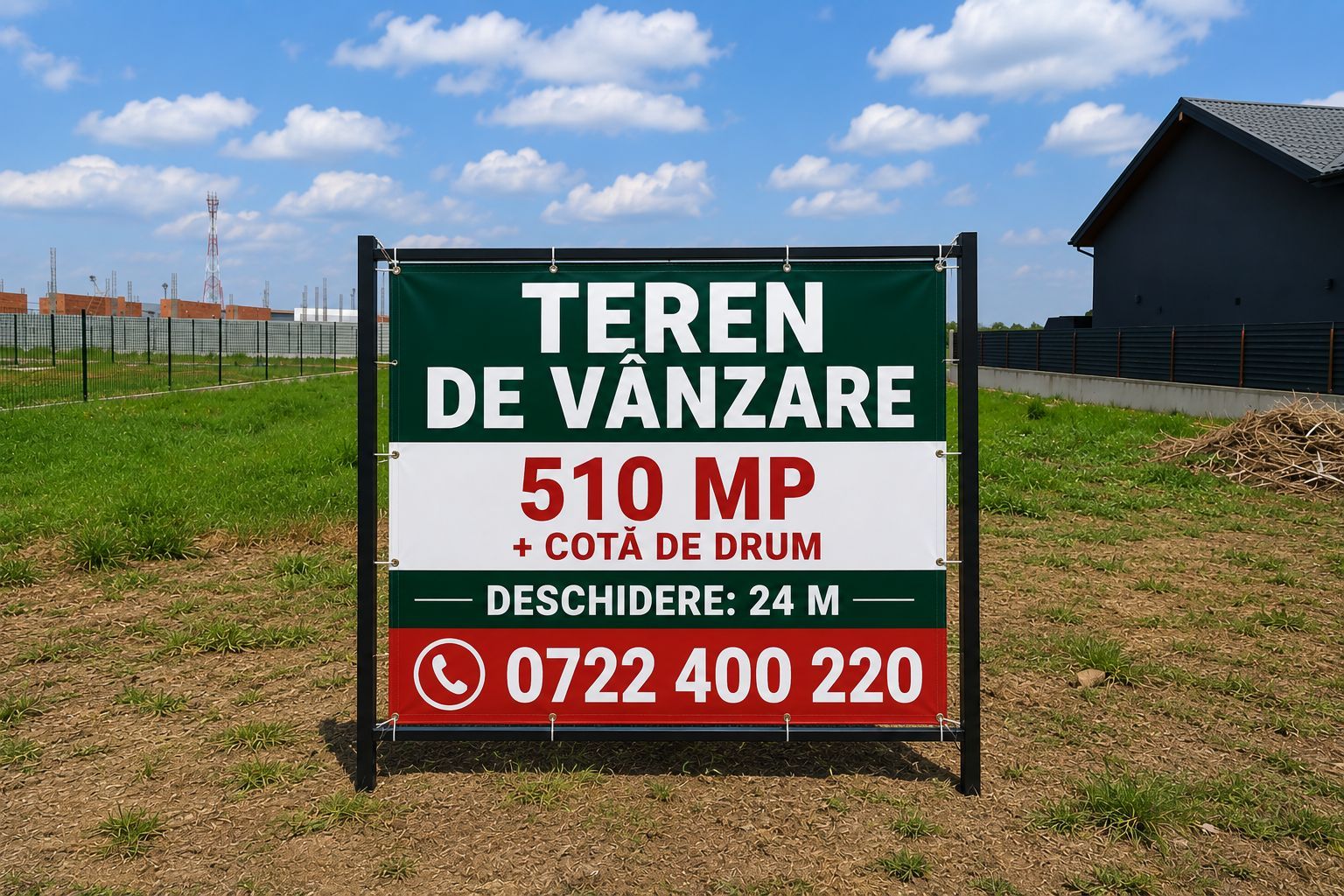 Teren 510 mp Clinceni – Șos. Ordoreanu | + cotă drum acces | Ideal casă - Poză 1