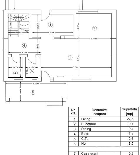 Casă P+1 modernă, finisaje premium, teren 375 mp | Tunari - Schiță 14
