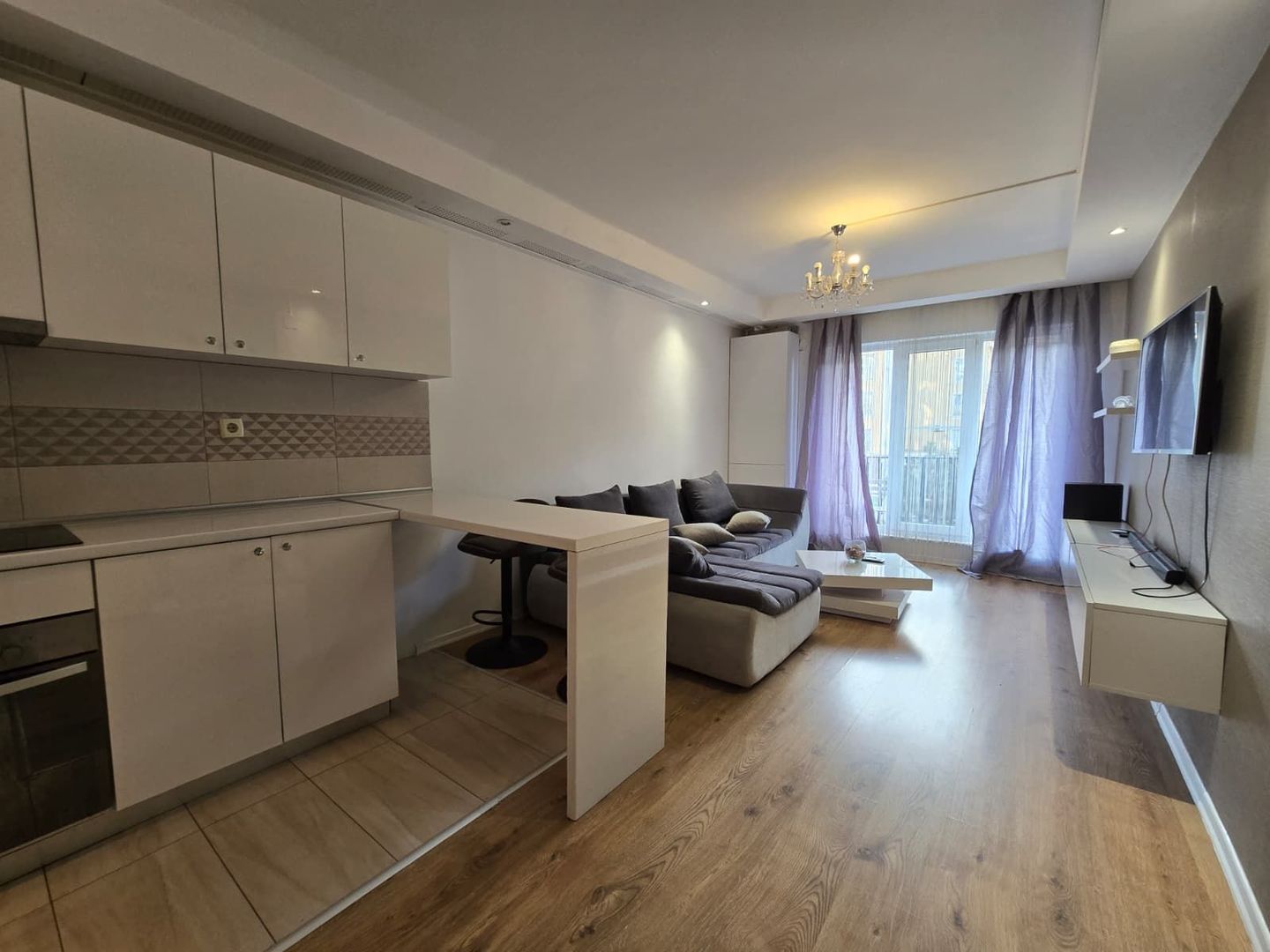 COSMOPOLIS - Apartament cu 2 camere tip studio, mobilat si utilat. - Poză 3
