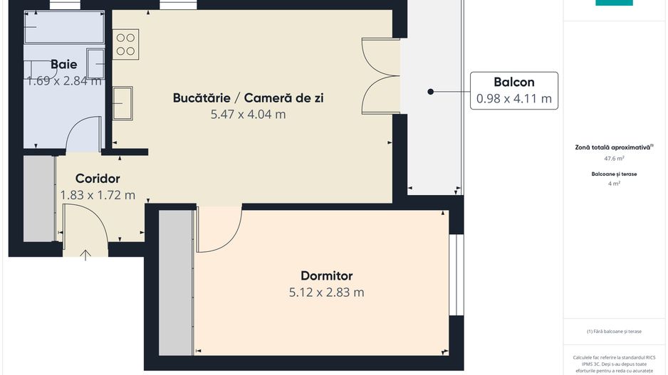 Apartament 2 camere complet mobilat in Chisoda - Poză 6