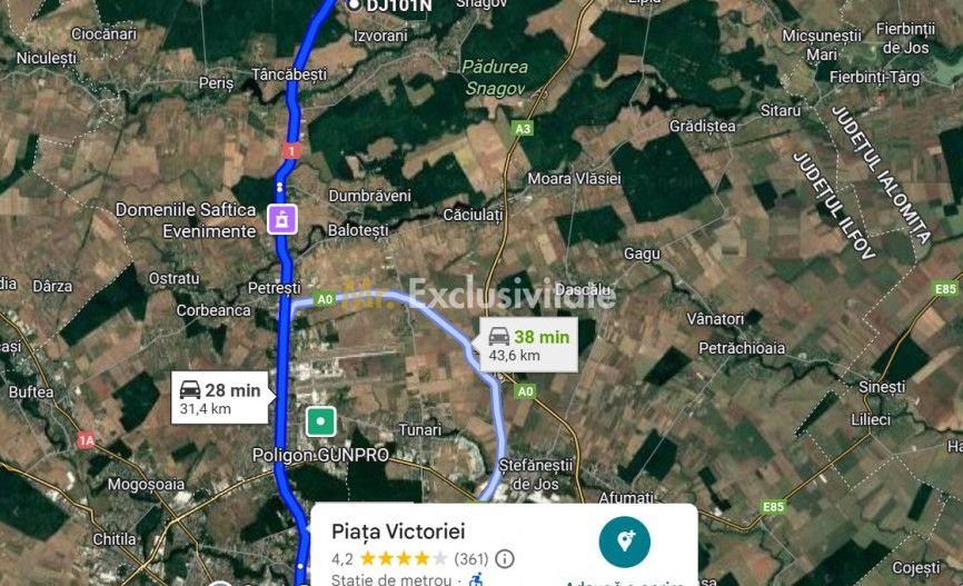 Teren pentru constructie casa cu utilitati – Ciolpani, zona Izvorani - Poză 5