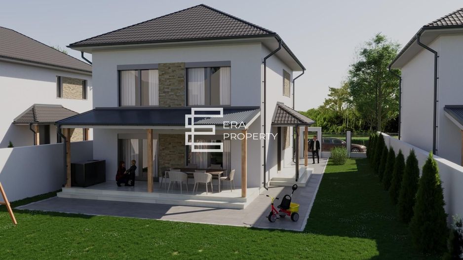 Casă individuală | 4 camere, 3 băi | teren 476mp |Șura Mică (zonă Sala de Sport) - Poză 1