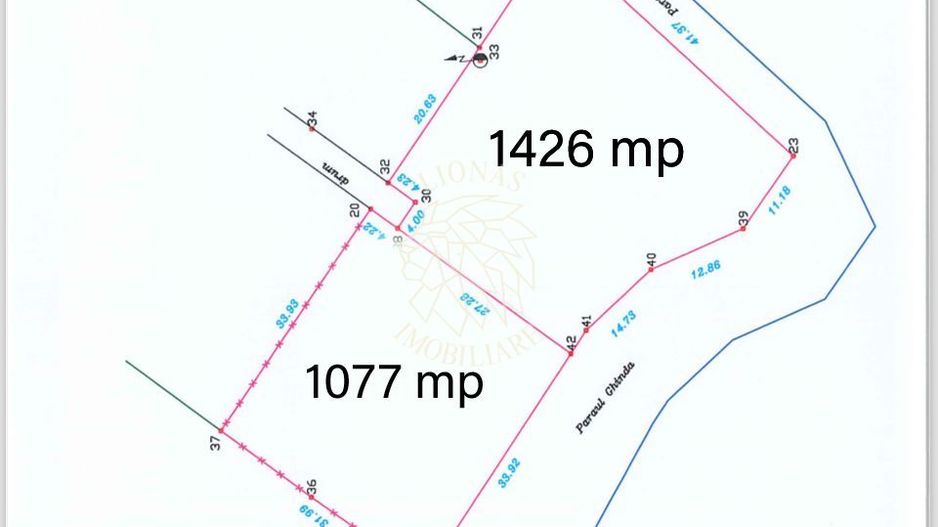 Teren intravilan 2503 mp-Parcelabil-ideal casa-Ghinda - Poză 2