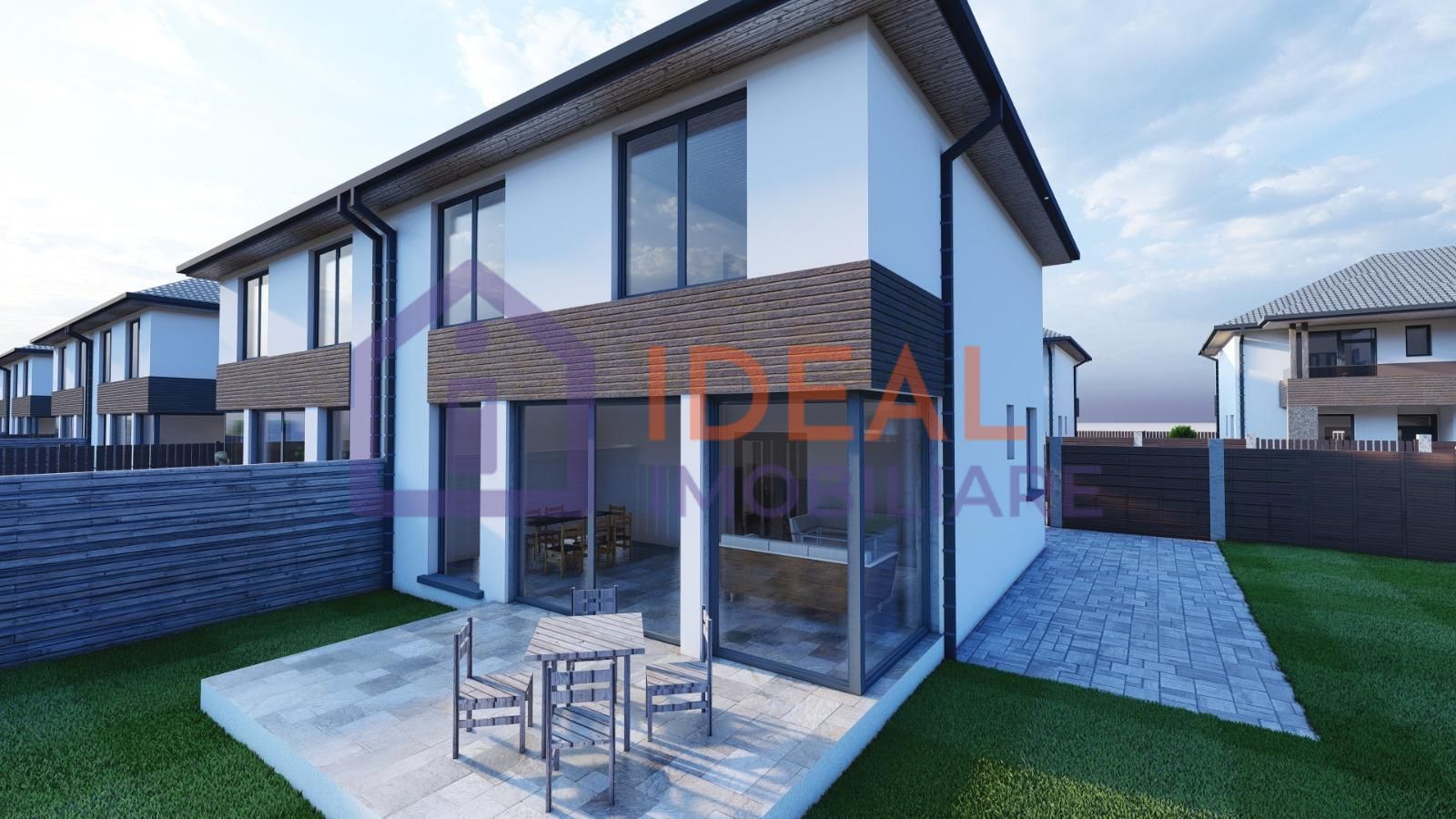 Duplex Modern cu 4 camere si gradina, In Selimbar - Poză 1