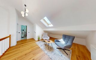 Penthouse de vanzare in Sibiu, pe 2 niveluri, mobilat si utilat modern - Poză 5