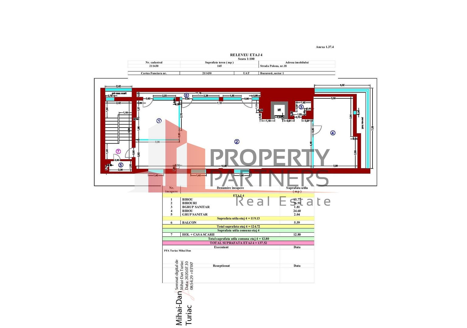 Cladire de birouri  Str. Polona - Str. Mihai Eminescu - Schiță 11