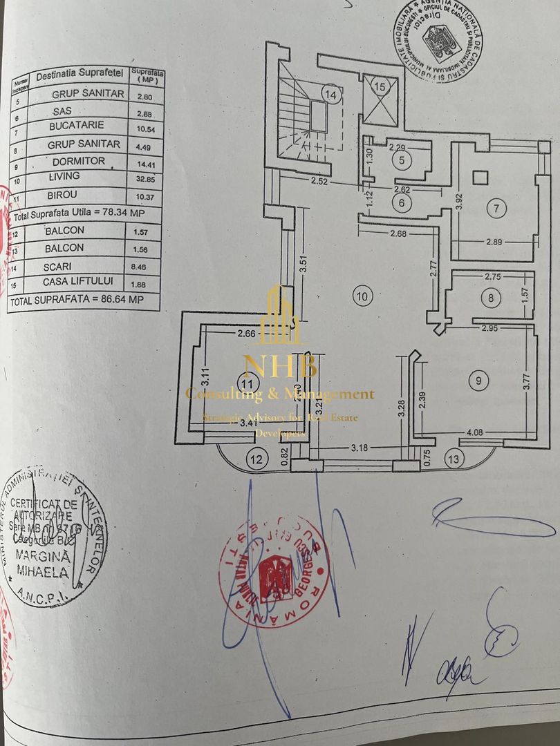 Apartament 3 camere si 2 bai in bloc boutique - Floreasca / Dorobanti - Poză 12