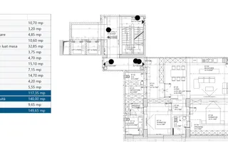 3 camere PREMIUM| 117 MP + 10 MP terasa || 600,000 + TVA - Schiță 19