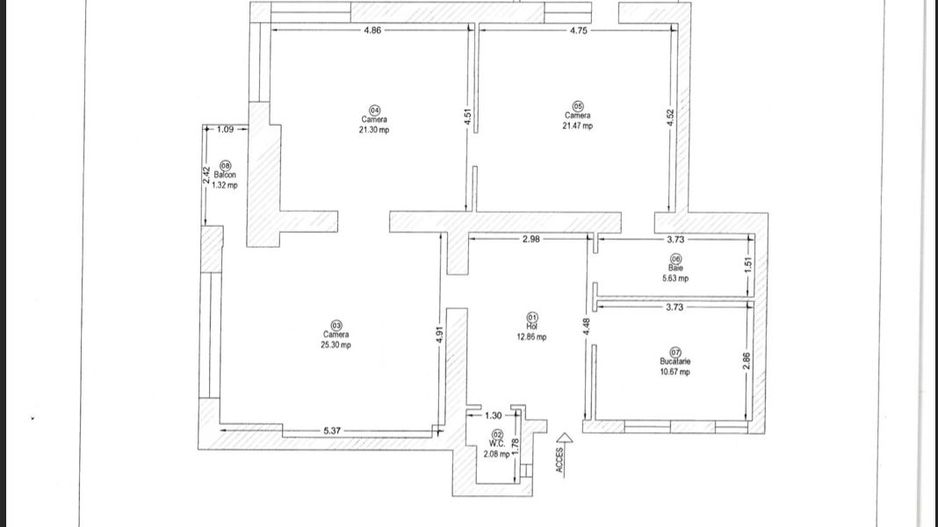 Apartment 3 camere zona Medicina - Poză 2