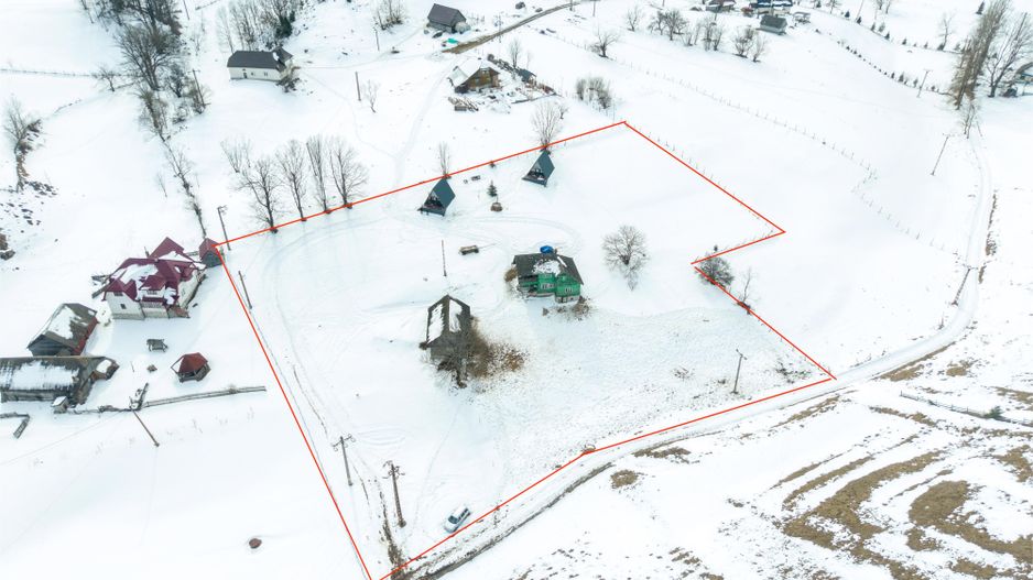 Teren 7,656 mp + Cabane tip A Frame, Fundata - Poză 1