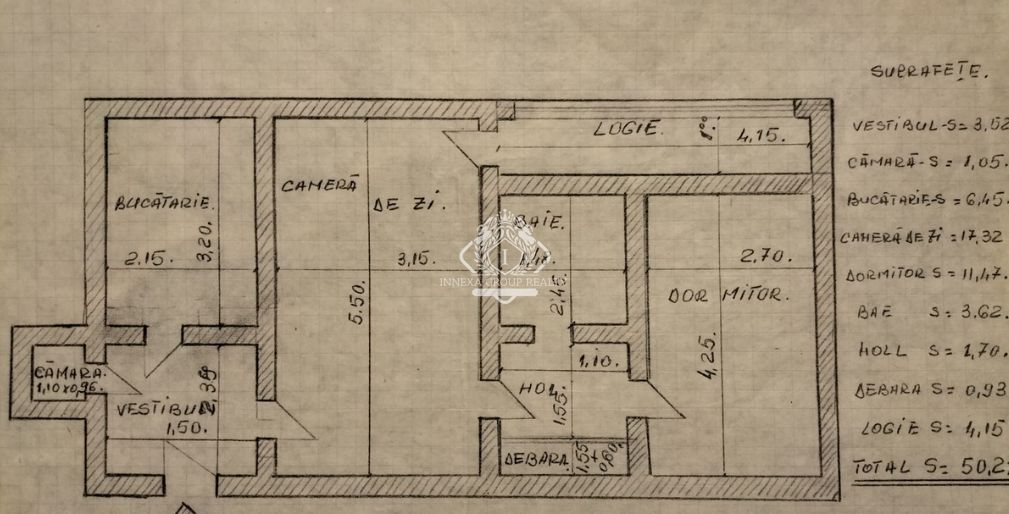 Apartament 2 camere - necesita renovare I Drumul Taberei - Schiță 13