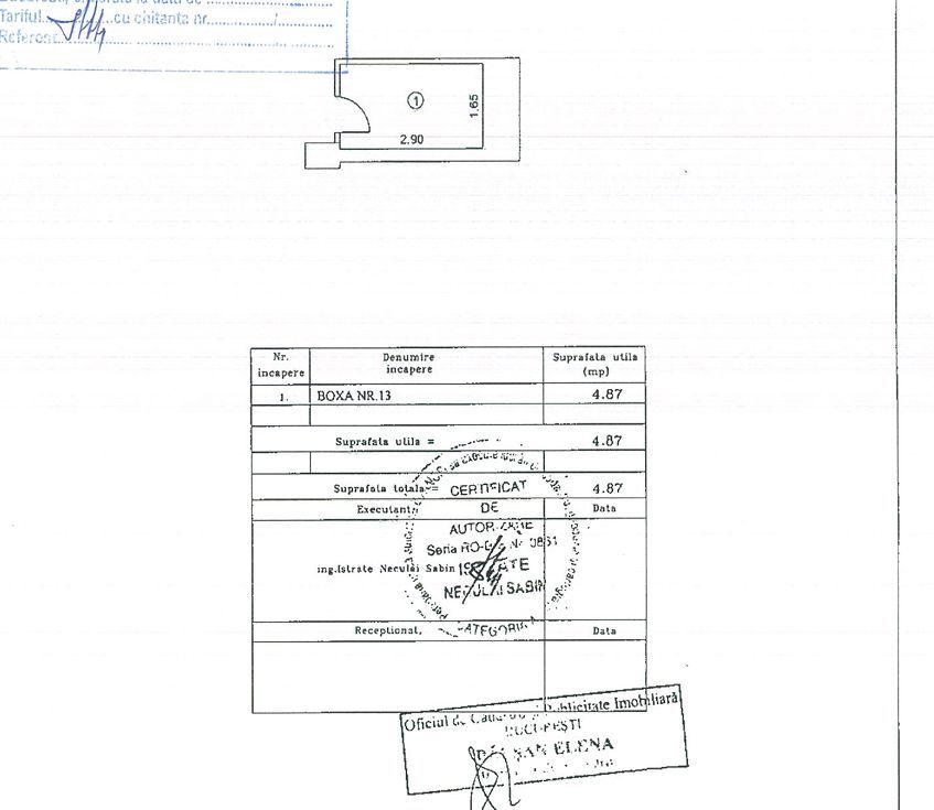 GARSONIERA + LOC DE PARCARE SUBTERAN || AVIATIEI- AEROGARII - Schiță 12
