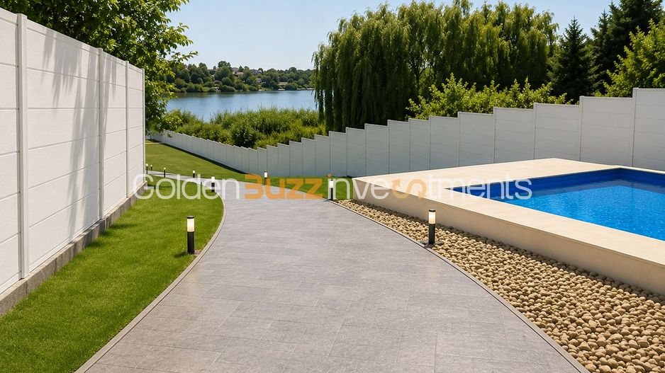 Vilă premium pe malul lacului – Izvorani | Piscină | Smart Home - Schiță 2