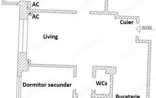3 camere zona Dacia amenajat Centrala proprie - Poză 9