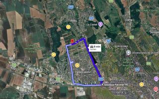 Teren intravilan 1200 mp, Rediu, zona Platou Beldiman – 2 parcele + cale acces - Poză 2