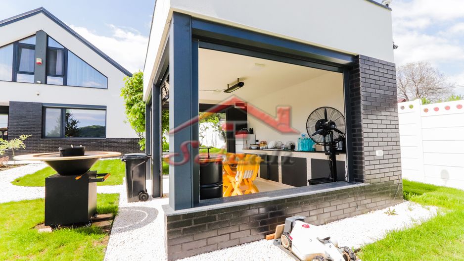 VILĂ MODERNĂ DE LUX CU PISCINĂ, FOTOVOLTAICE ȘI FOIȘOR – BREAZA - Poză 86