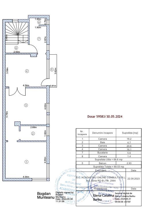 OPORTUNITATE CASA ZONA DOROBANTI BELLER - Schiță 14