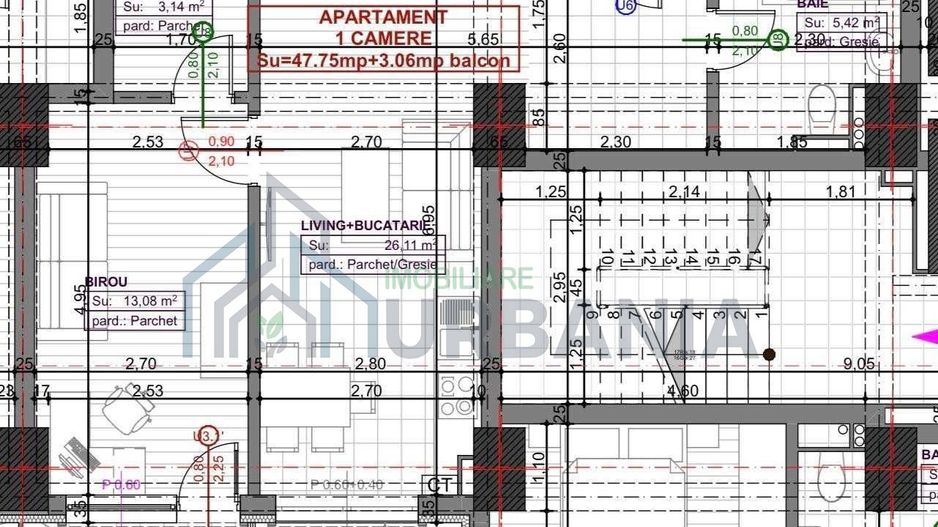 Apartament 2 camere nou, Royal Town Copou, finalizat, Iași - Poză 8
