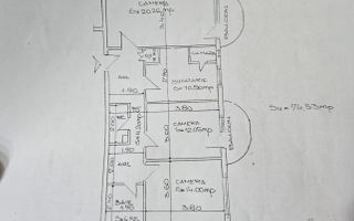Apartament 3 camere 82 mp Decomandat - Pacurari Kaufland - Schiță 8