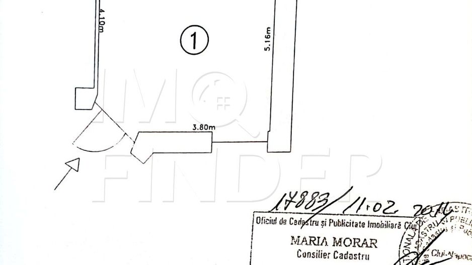 Vanzare apartament cu o camera ultracentral, ideal locuința sau birou - Poză 6