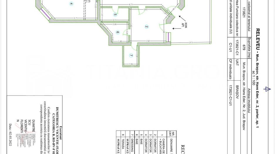 Apartament superb de 4 camere, curte proprie, zona Bartolomeu. - Poză 13