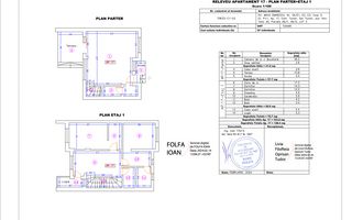 Apartament 17 – 4 camere – 124.4 mp – Terasă & Logie – Parter + Etaj 1 - Poză 1