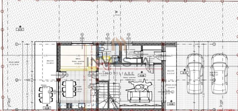 Casa tip duplex de vanzare, constructie noua,curte de 170 mp, Floresti - Schiță 20