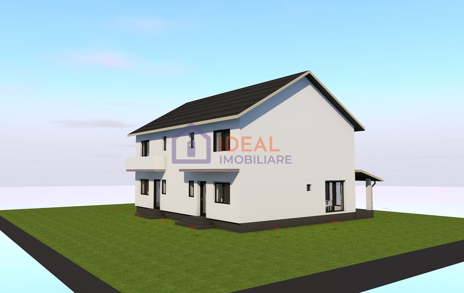 Duplex cu 4 camere si 250 mp de curte, in Selimbar - Poză 9