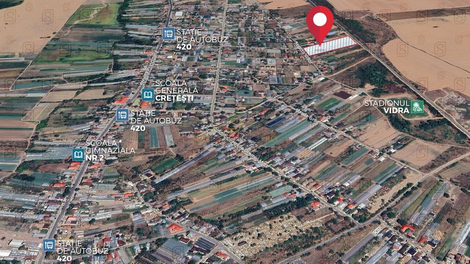 Teren intravilan 7.172 mp, Deschidere 36 ml, Vidra, Cretesti - Poză 4