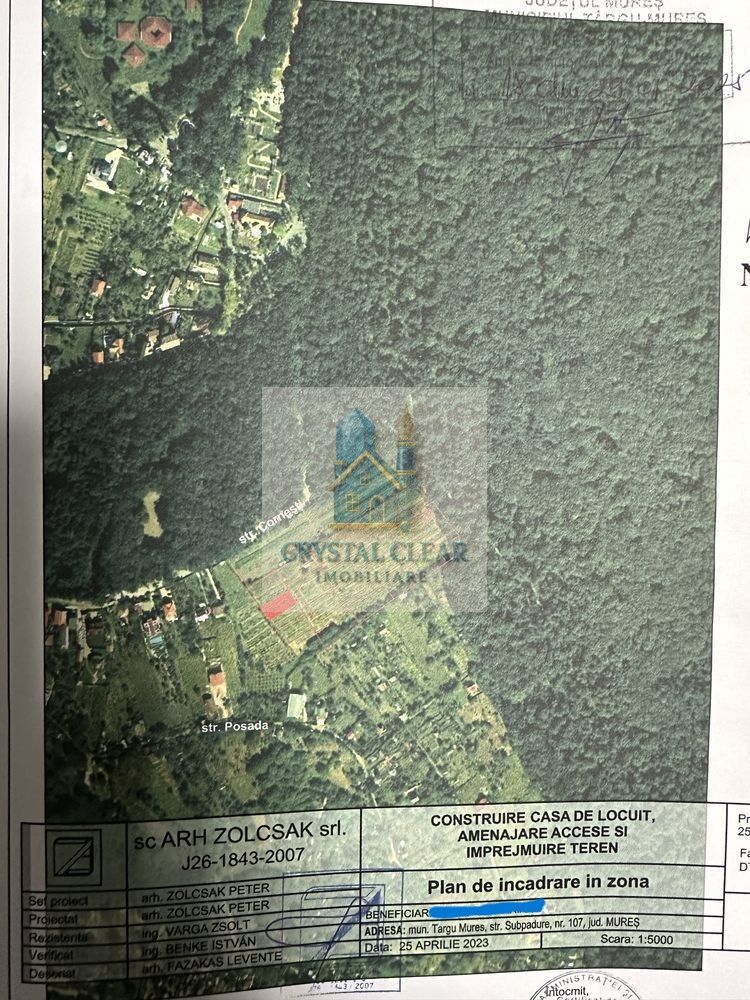 Teren intravilan în suprafață de 550 mp - zona Platou, str. Subpădure - Poză 4