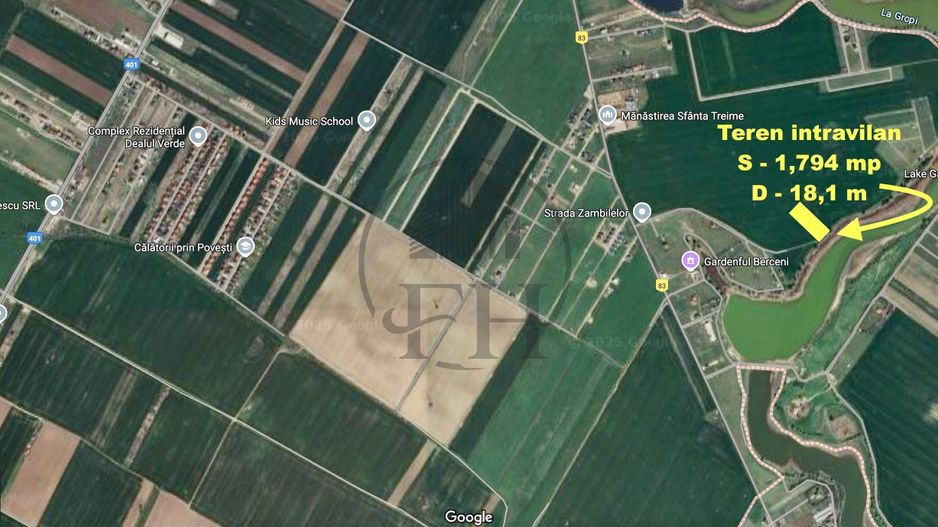 Teren intravilan de vanzare Vidra, Ilfov - Poză 1