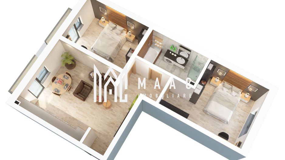 Apartament 3 camere | Curte proprie | Bloc nou | D. Stanca - Poză 3